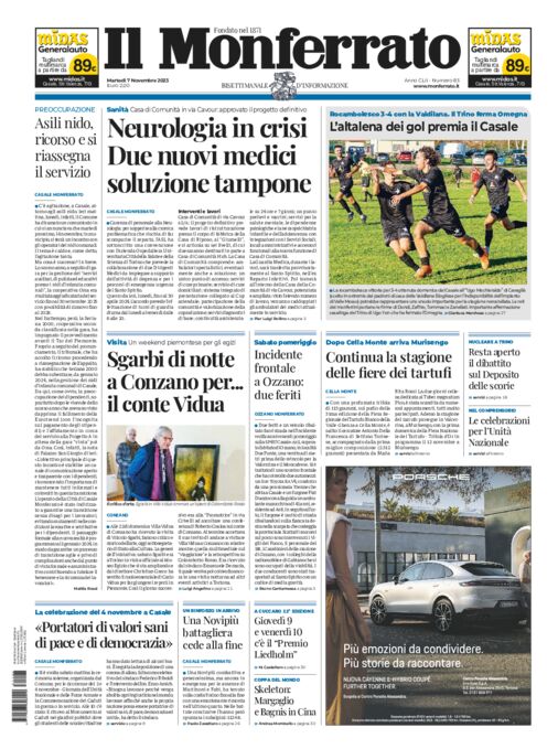 Il Monferrato - Edizione 83 del 07/11/2023